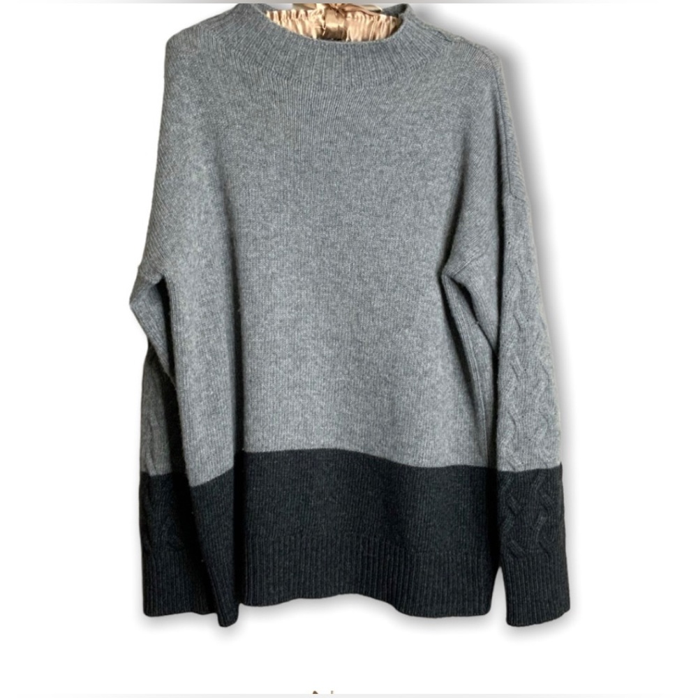 BARTOLINI MADE IN ITALY Lux Blend with Wool and Cashmere Long Sleeve Sweater L